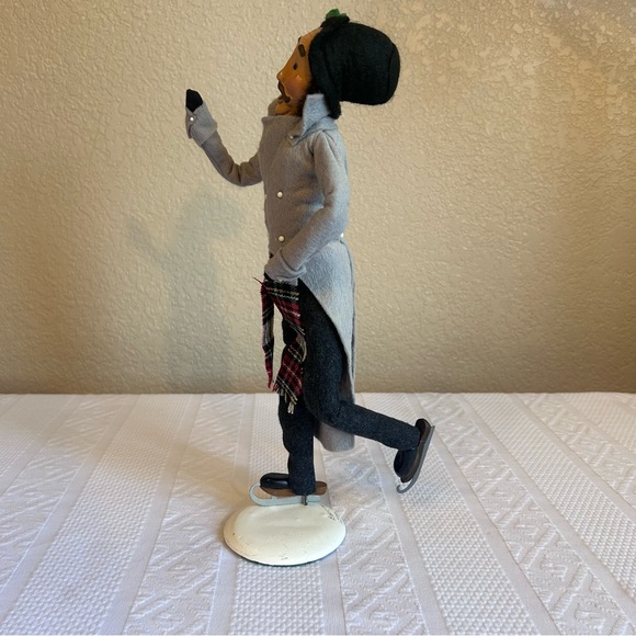 Vintage 1994‎ Byers Choice Ltd. Christmas Caroler The Skaters Signed Figurine - Picture 2 of 8